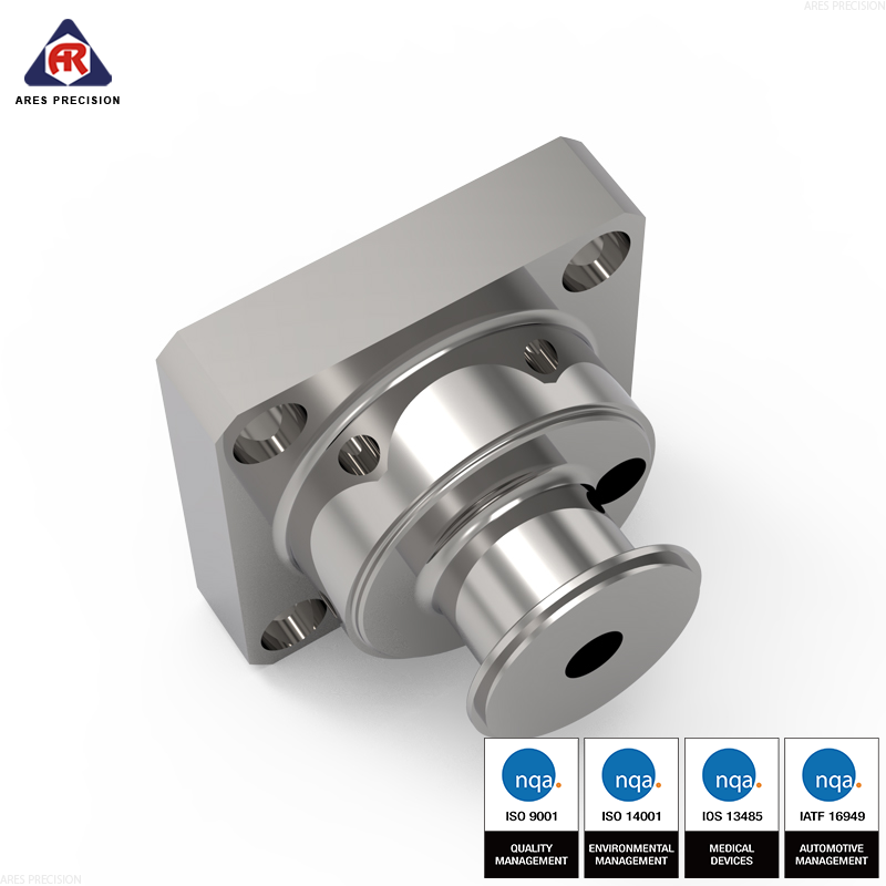 VCR金属垫片面密封接头-CNC加工